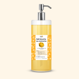 Gel douche au curcuma